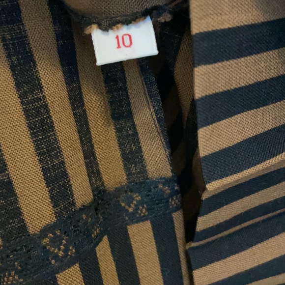 VTG Adele Simpson Multi Print Shirt Dress Size 10 - Picture 8 of 15